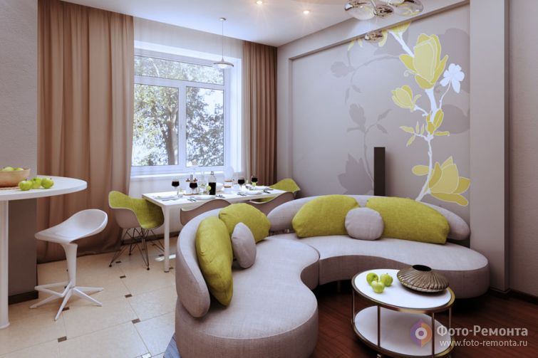 Интерьер небольшой квартиры от А. Камерилова