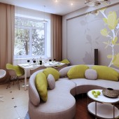 Интерьер небольшой квартиры от А. Камерилова