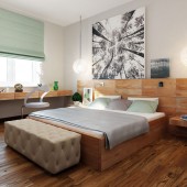 Большие спальни фото - дизайн интерьера