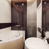 Маленькие ванные комнаты фото - дизайн интерьера