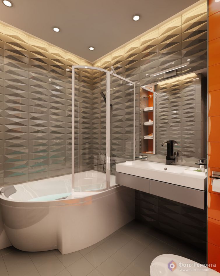 Интерьер ванной комнаты от Александра Камерилова