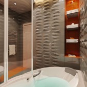 Серые ванные комнаты фото - дизайн интерьера