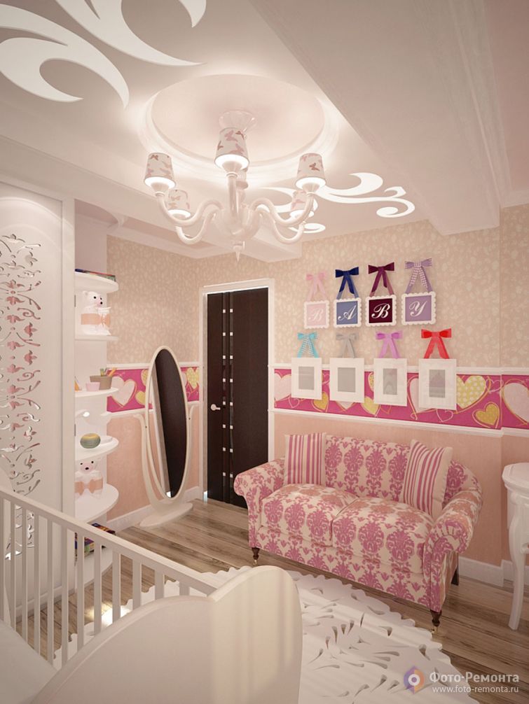 Дизайн детской комнаты для девочки от Vitta-Group