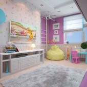 Детские комнаты фото - дизайн интерьера