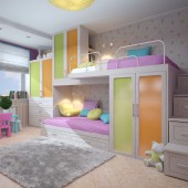 Детские комнаты фото - дизайн интерьера