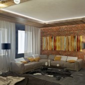 Большие гостиные фото - дизайн интерьера