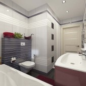 Маленькие ванные комнаты фото - дизайн интерьера