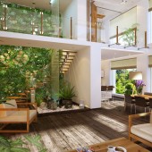 Гостиная, вид на столовую