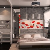 Серые спальни фото - дизайн интерьера