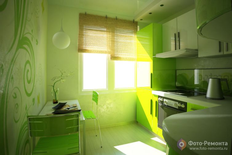 Дизайн маленькой кухни 6,7 кв.м.