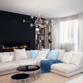 Элегантная современность - дизайн квартиры-студии