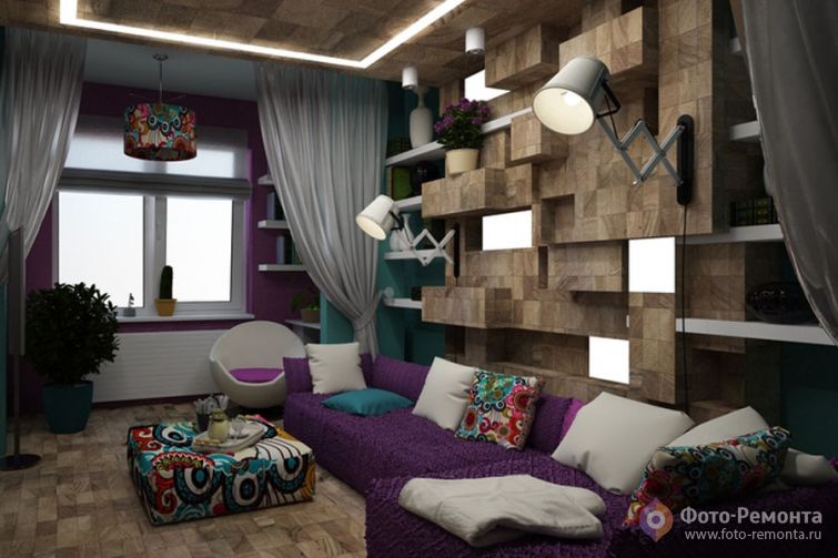 Голубая лагуна - однокомнатная квартира для молодой семьи