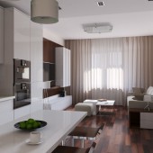 Гостиная-кухня