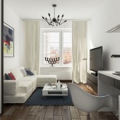Белый домашний кабинет фото - дизайн интерьера
