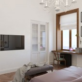 Белые спальни фото - дизайн интерьера