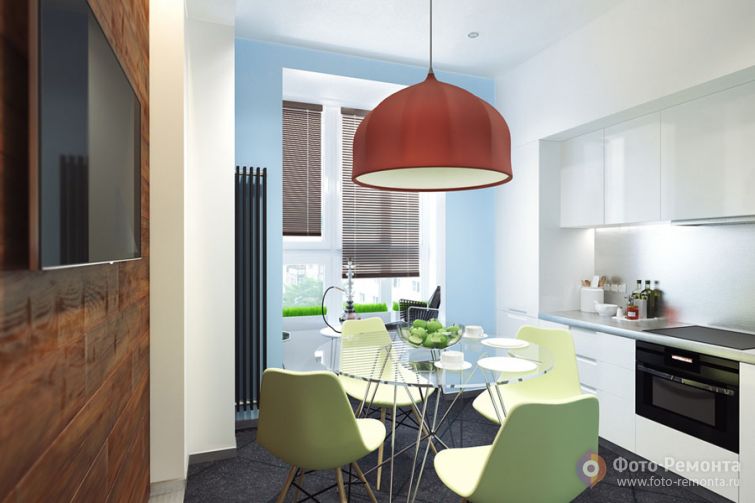 Проект квартиры для молодого человека, 52 кв.м.