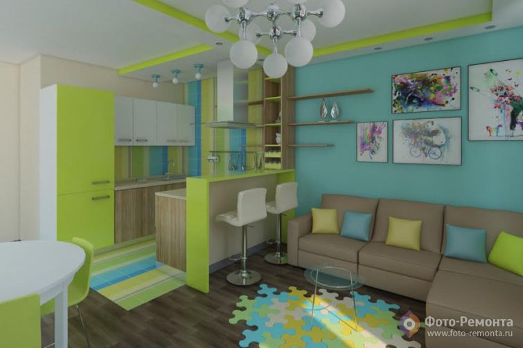 Дизайн-проект однокомнатной квартиры