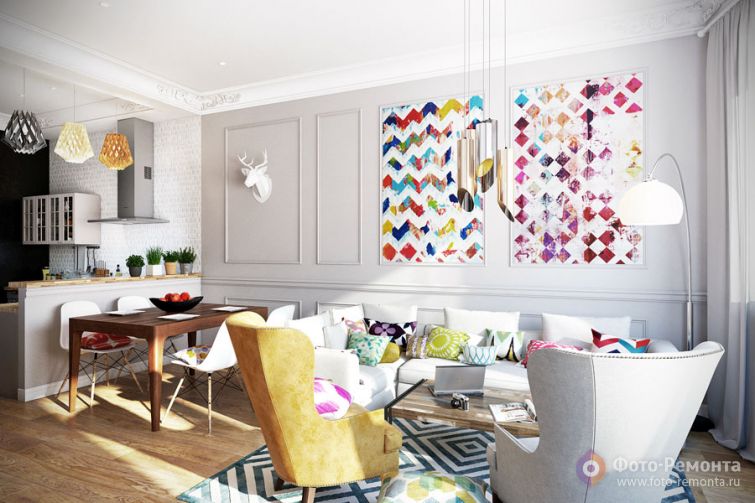 Интерьер квартиры в ЖК `Спасский мост`