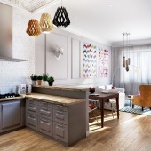 Кухни в скандинавском стиле фото - дизайн интерьера