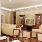 Гостиные в классическом стиле фото - дизайн интерьера