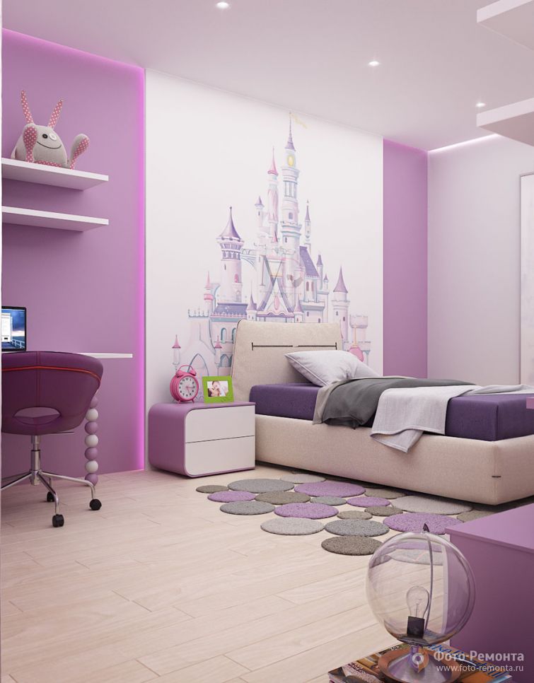 Дизайн детской комнаты для девочки, Гурзуф