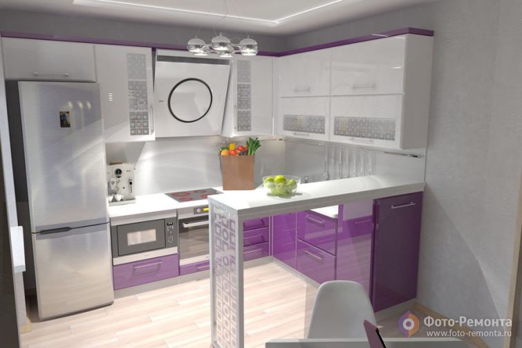  Белая кухня дизайн