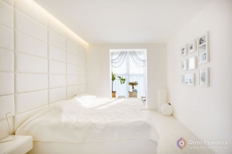 Спальни в светлых тонах