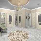Большой коридор фото - дизайн интерьера