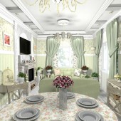 Гостиные в стиле прованс фото - дизайн интерьера