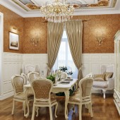 Столовые в классическом стиле фото - дизайн интерьера