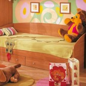 Детская мебель фото - Детская кровать с ящиками Соня