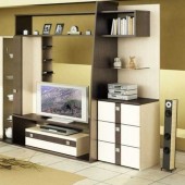 Стенки для гостиной фото - Мини-стенка для гостиной Сити 6 