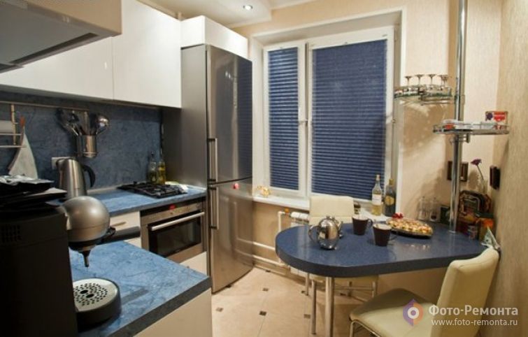 Кухни в хрущевках разных авторов (8 фото)