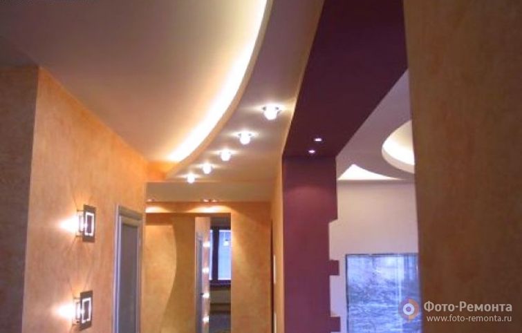 Потолок в прихожей и коридоре, фото 8