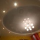 Круглый натяжной потолок в гостиной, фото 2