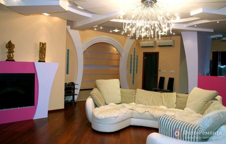  Отделка гостиной