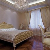 Спальни в английском стиле фото - дизайн интерьера