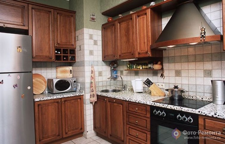  Дизайн кухни в белом цвете