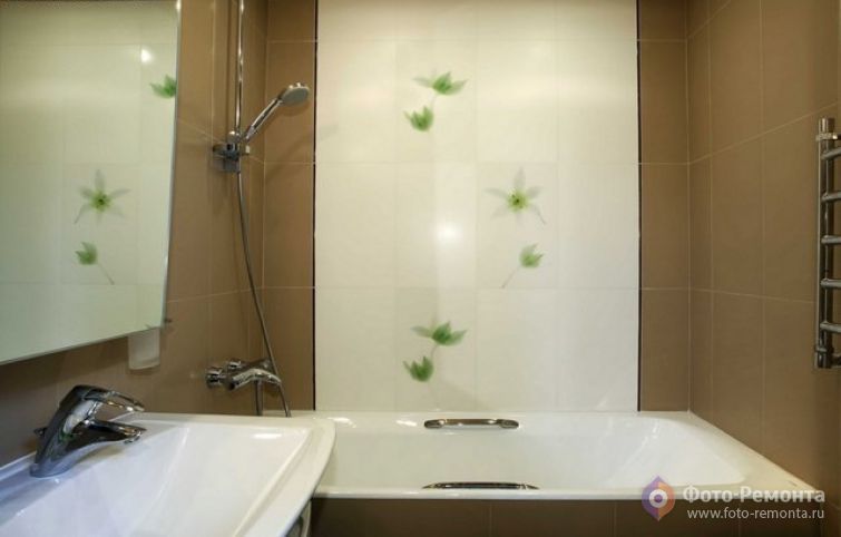  Дизайн коричневой ванной комнаты