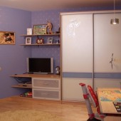 Фиолетовые детские комнаты фото - дизайн интерьера