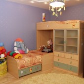 Фиолетовые детские комнаты фото - дизайн интерьера