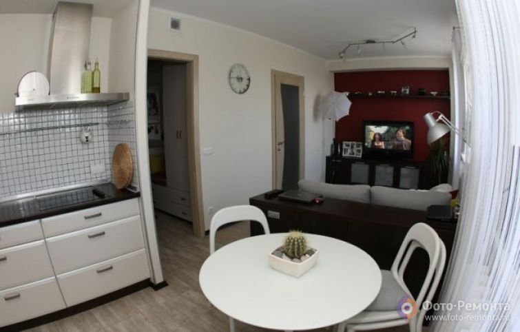 Интерьер гостиной в хрущевке