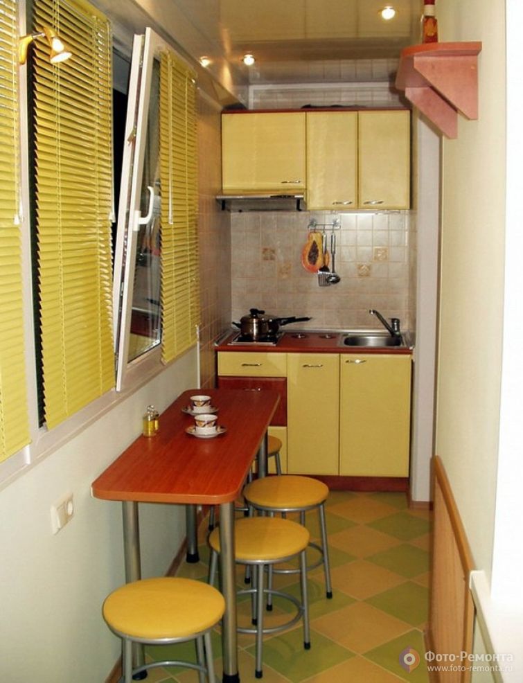 Кухня на лоджии