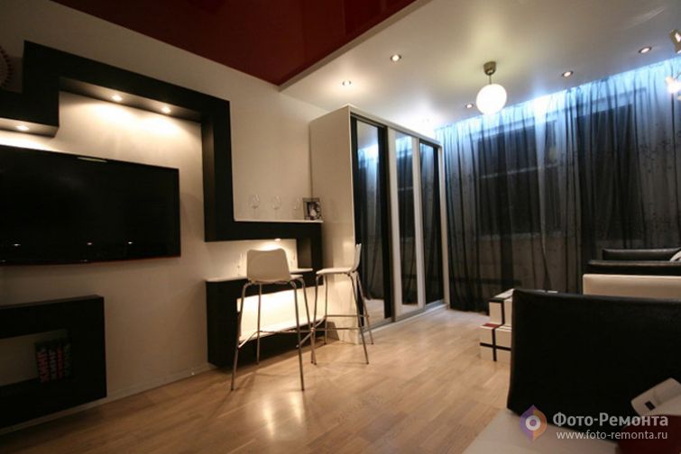 Дизайн интерьера гостиной 18 кв.м.