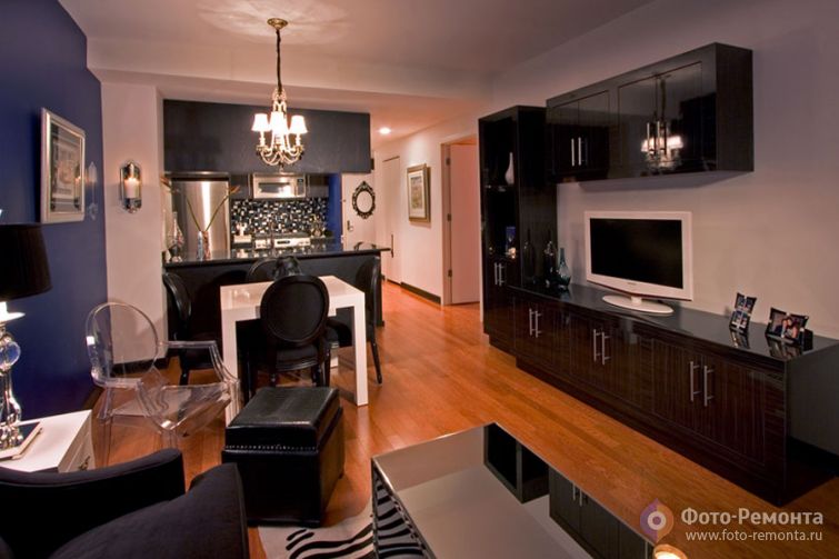 Красивый интерьер квартиры в Нью-Йорке