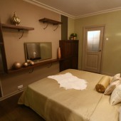 Дизайн спальни 12 кв.м., общий вид