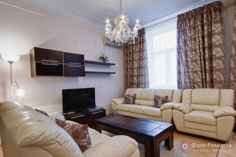 Дизайн двухкомнатной квартиры 60 кв.м.