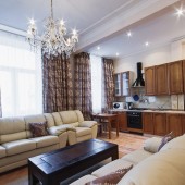Гостиная с кухней в квартире