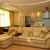 Гостиная и кухня