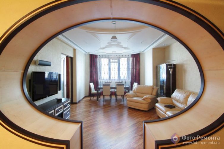 Оригинальный интерьер квартиры, Москва